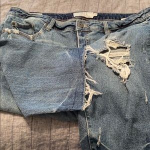 Torrid Distressed High Rise Skinny Jeans